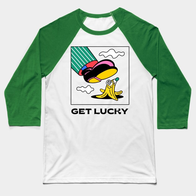 Get lucky Baseball T-Shirt by ovcharka